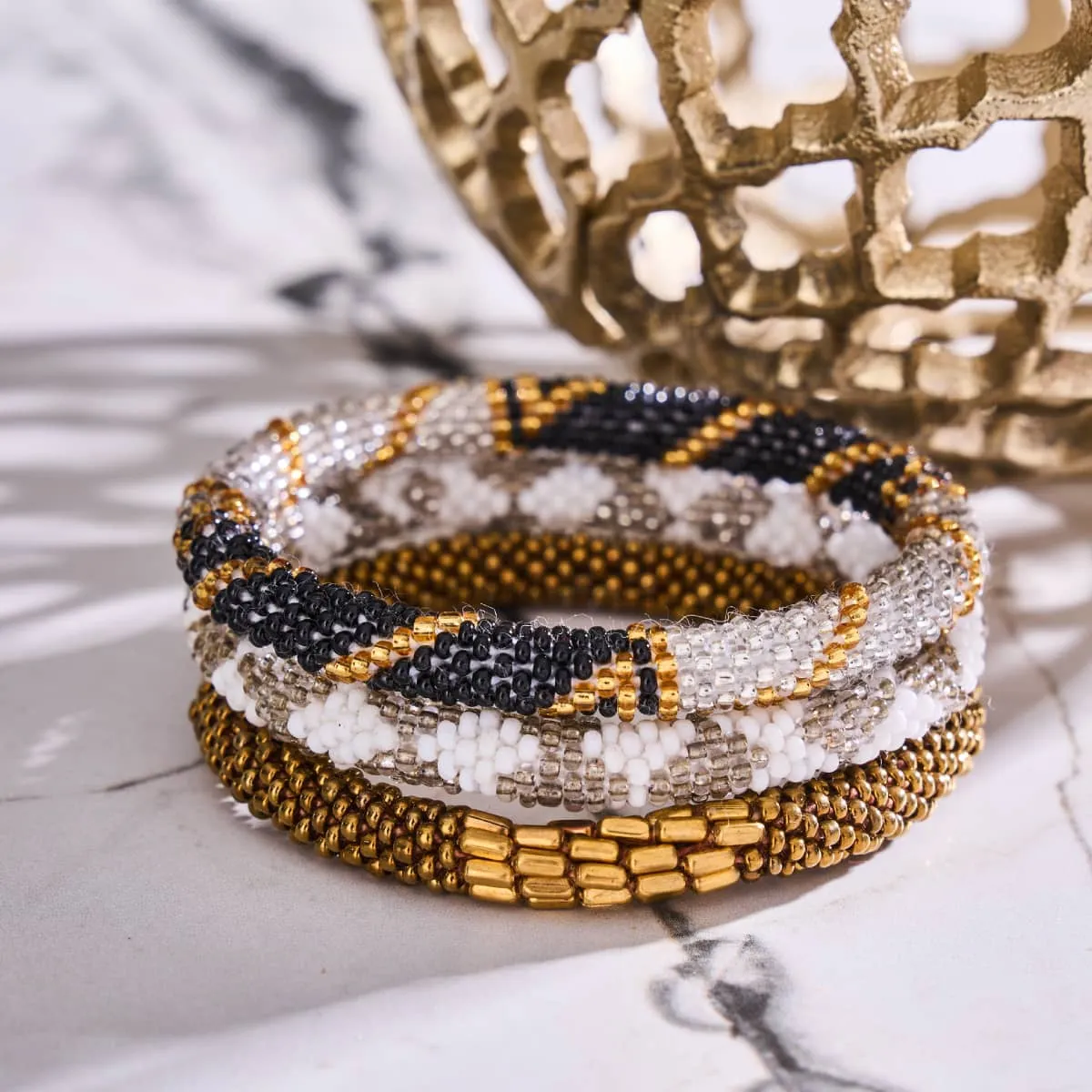 Princess of Florence | Himalayan Glass Bead Bracelet