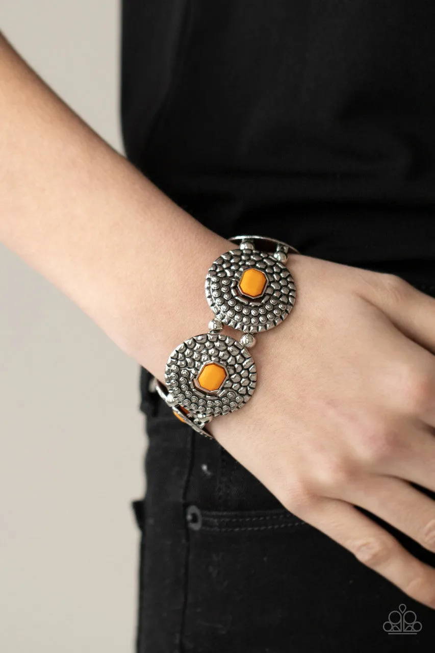 Prismatic Prowl Orange Paparazzi Bracelet