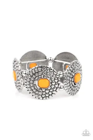 Prismatic Prowl Orange Paparazzi Bracelet