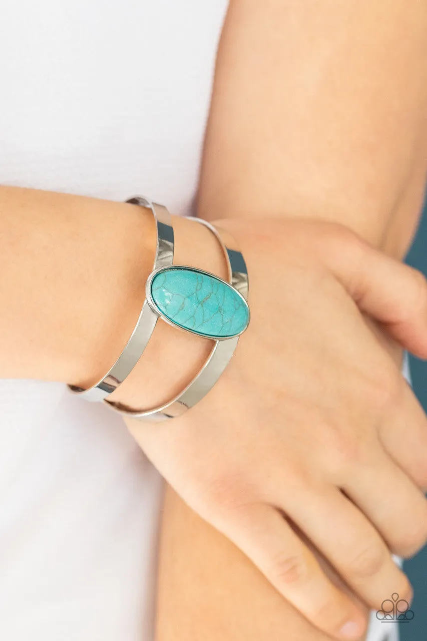 Quarry Queen Blue Paparazzi Bracelet