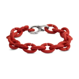 Red Silver Bracelet