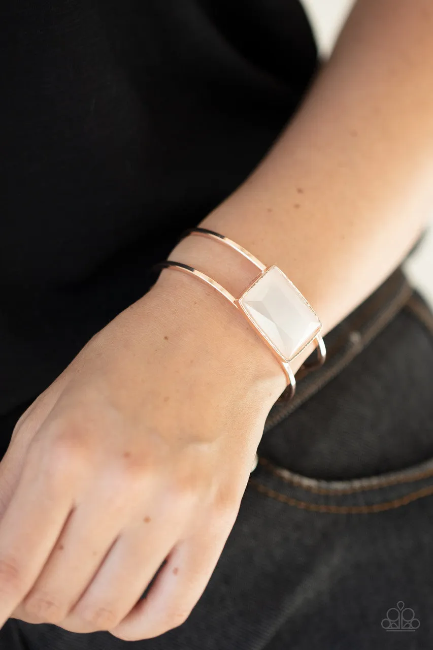 Rehearsal Refinement Rose Gold Paparazzi Bracelet