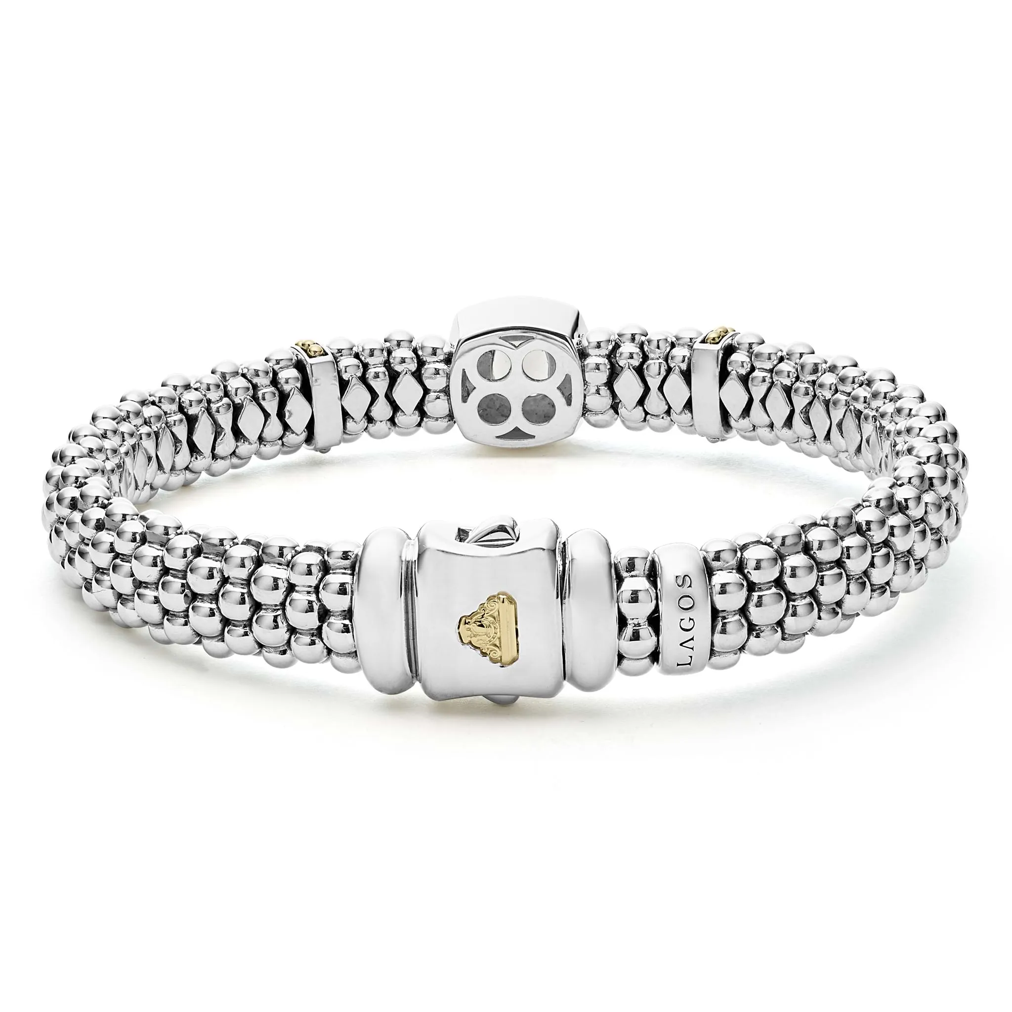 Rittenhouse White Topaz Caviar Bracelet | 9mm