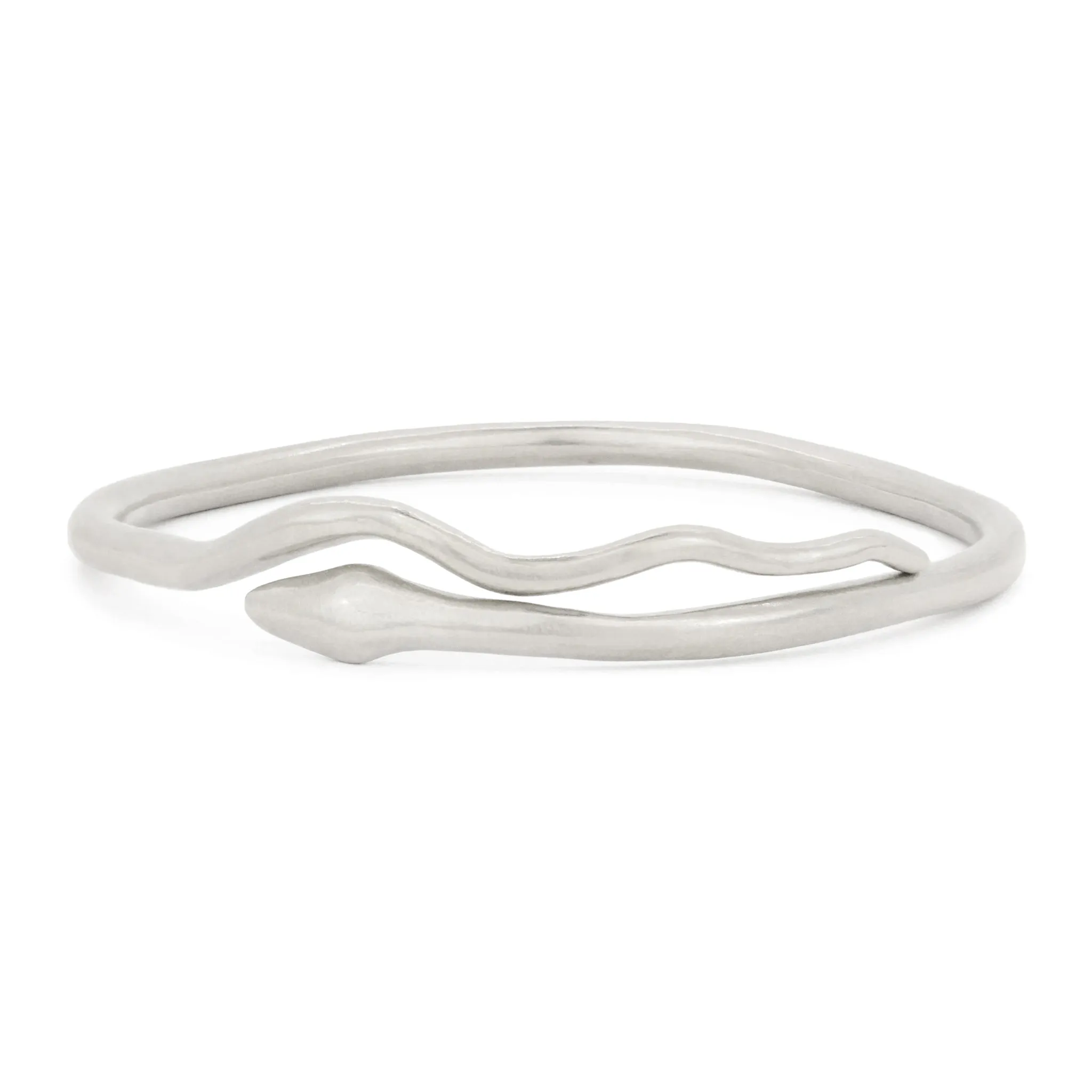 River Snake Bangle | Silver