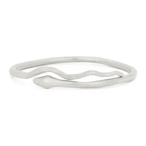 River Snake Bangle | Silver