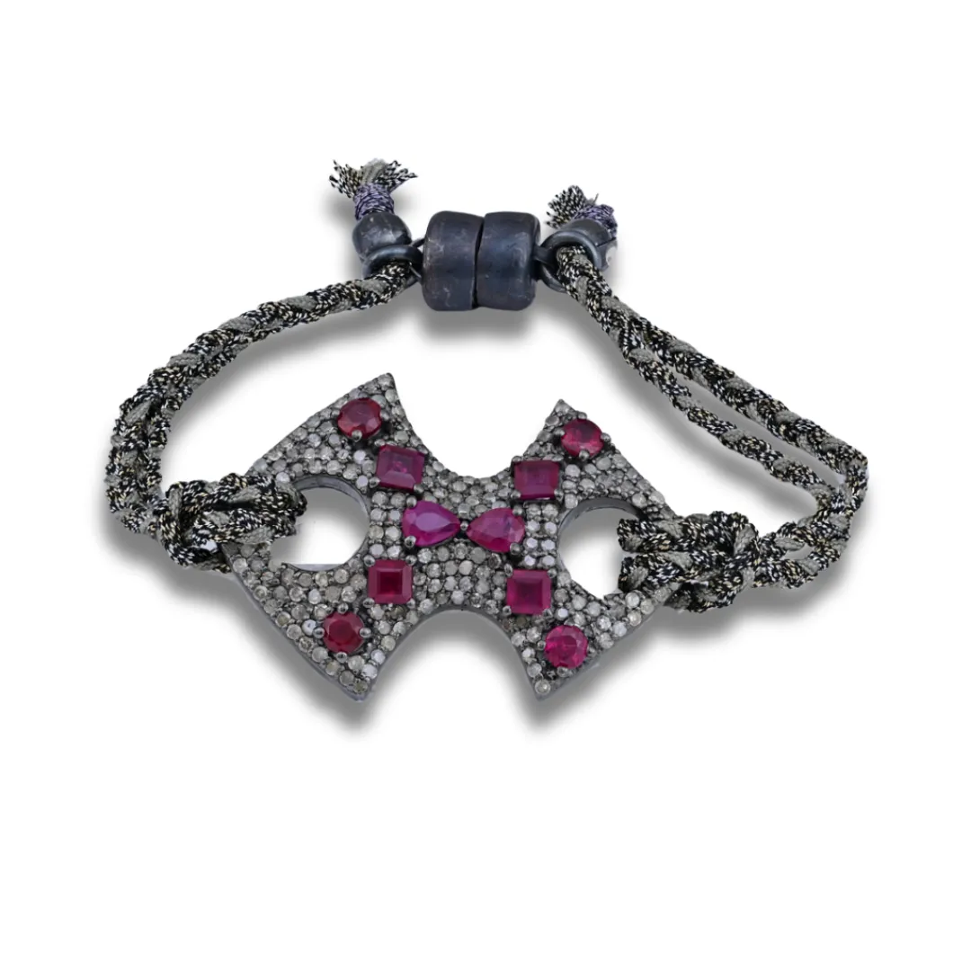 Ruby Bow Bracelet
