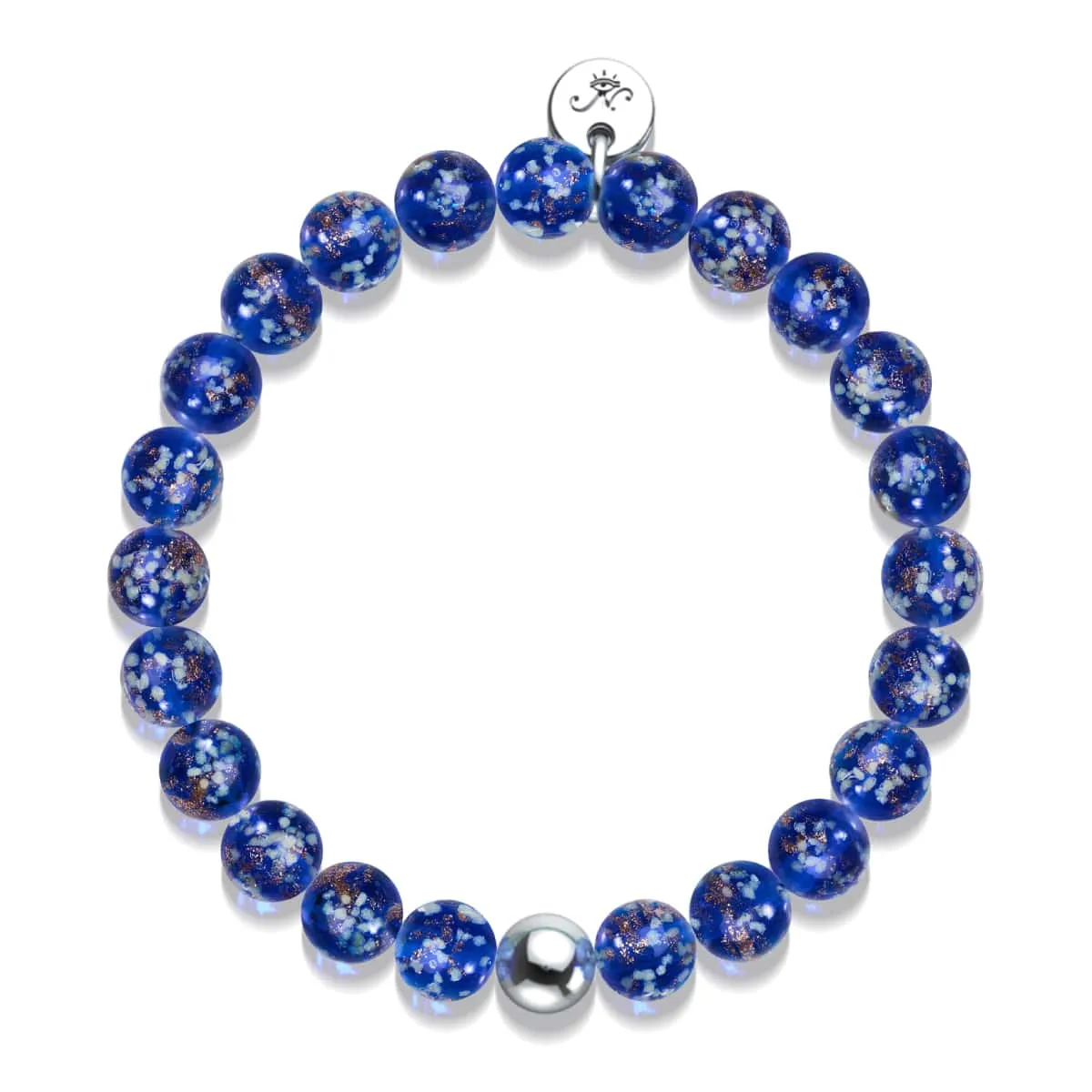 Sapphire | .925 Sterling Silver | Firefly Glass Bracelet