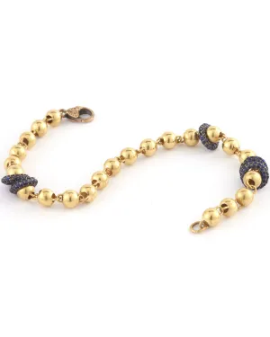 Sapphire Rondell Boule Bracelet