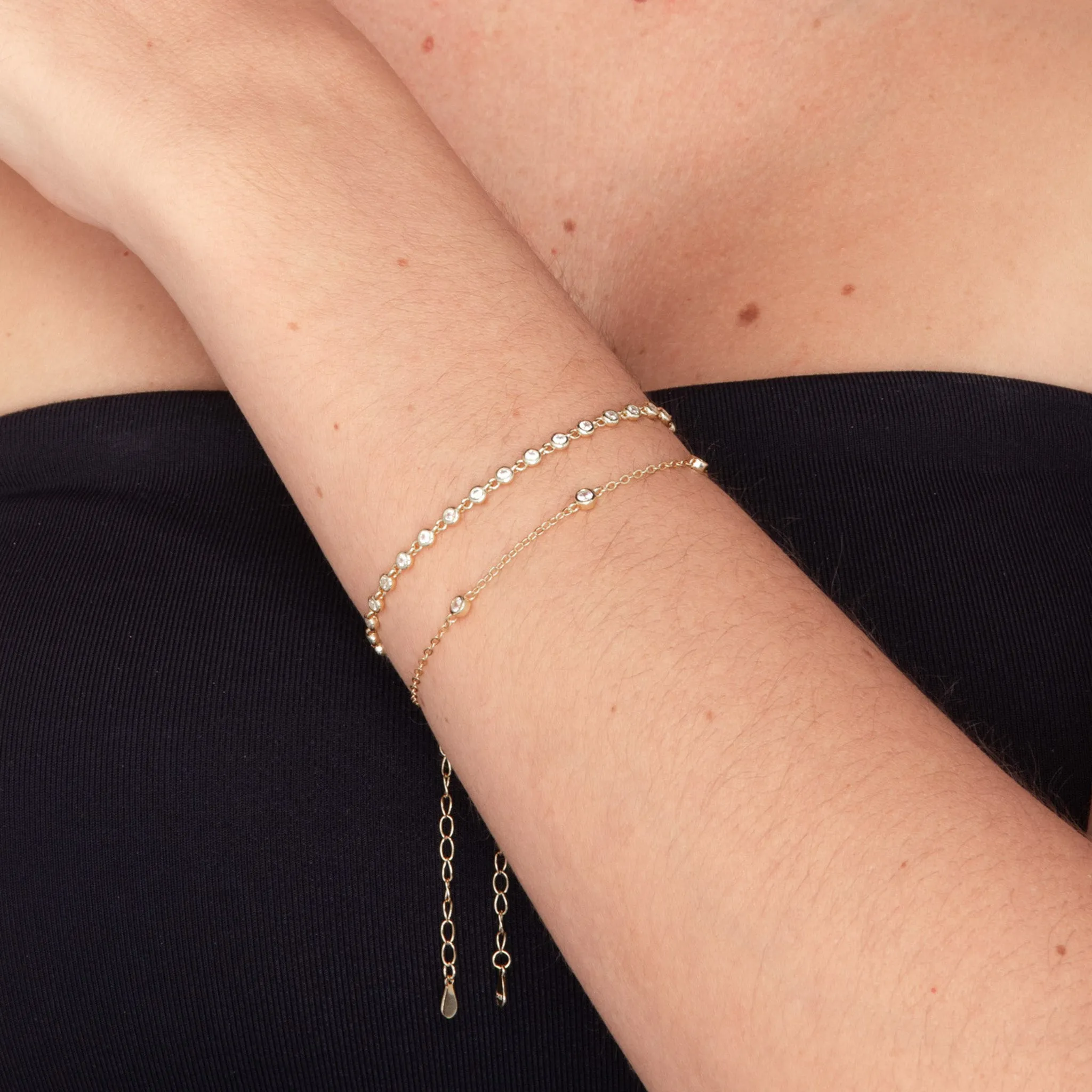 Sapphire Station Chain Bracelet
