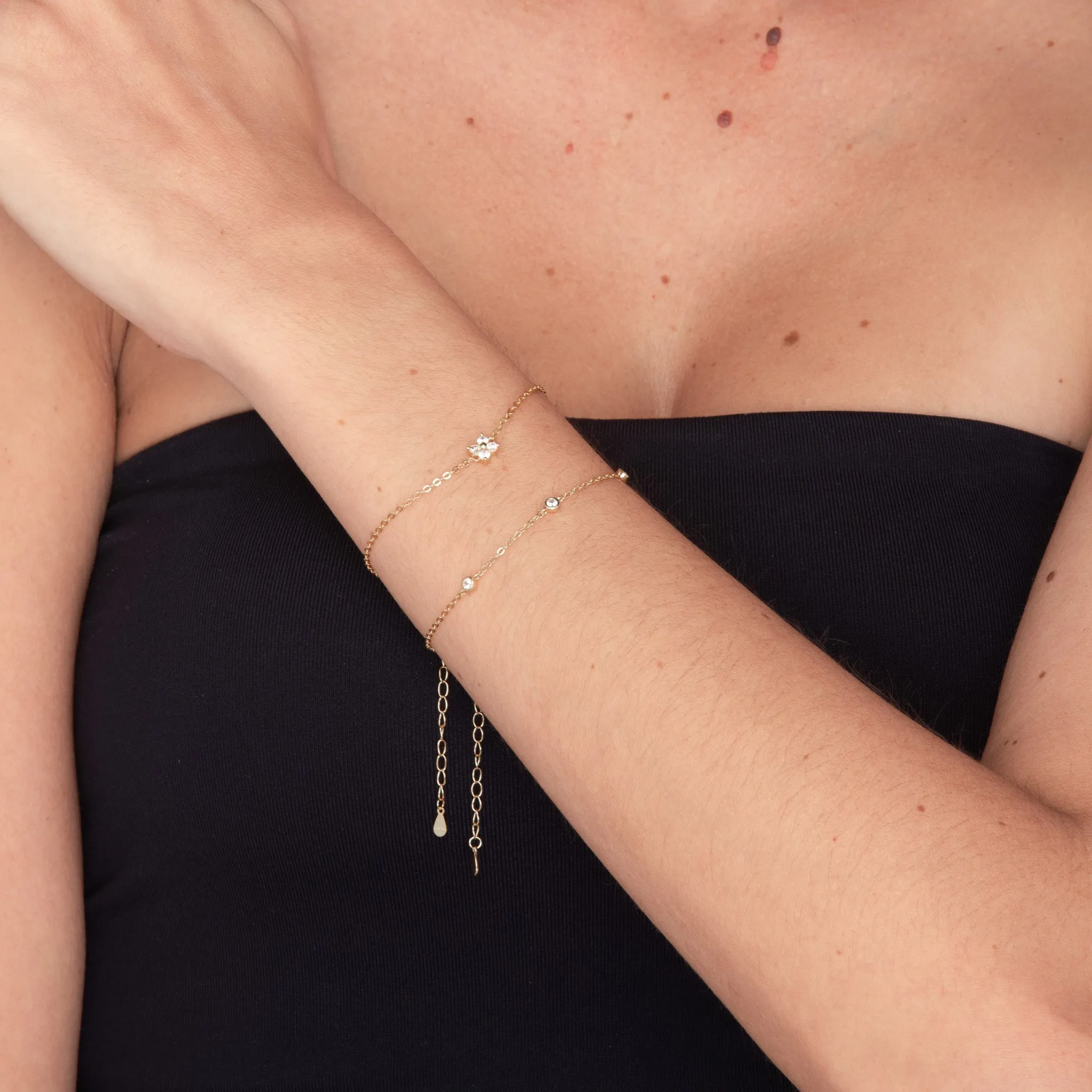 Sapphire Station Chain Bracelet