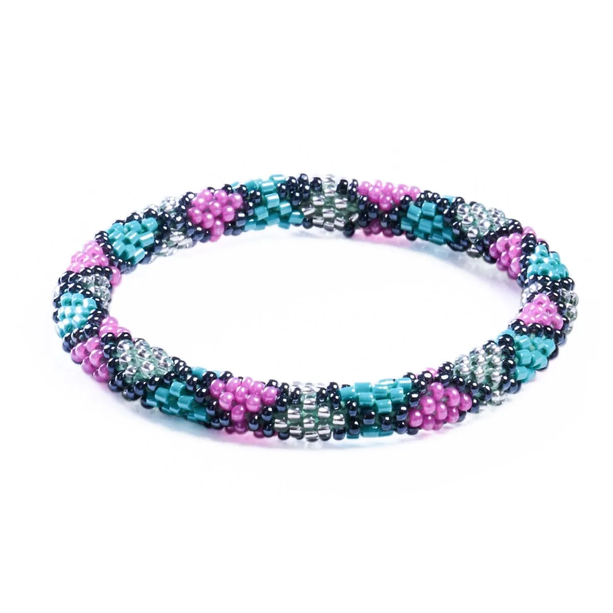 Saved By The Bell | Himalayan Glass Bead Bracelet