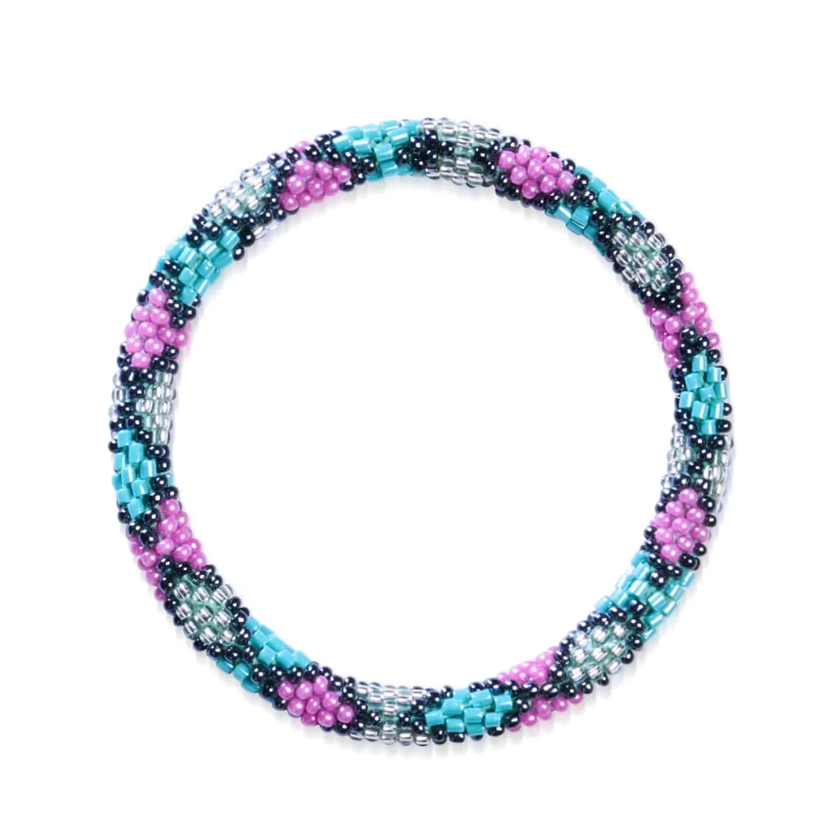 Saved By The Bell | Himalayan Glass Bead Bracelet