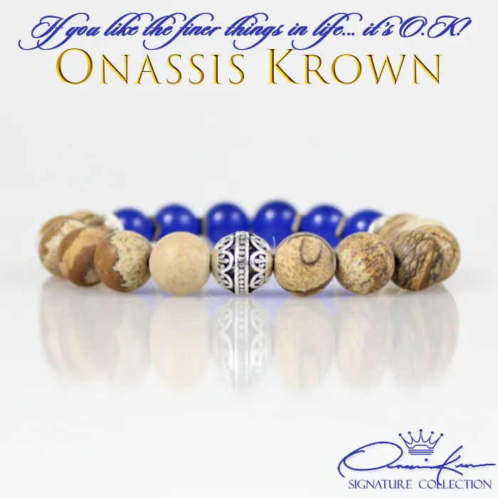 Scarab Beetle Charm Bead Bracelet