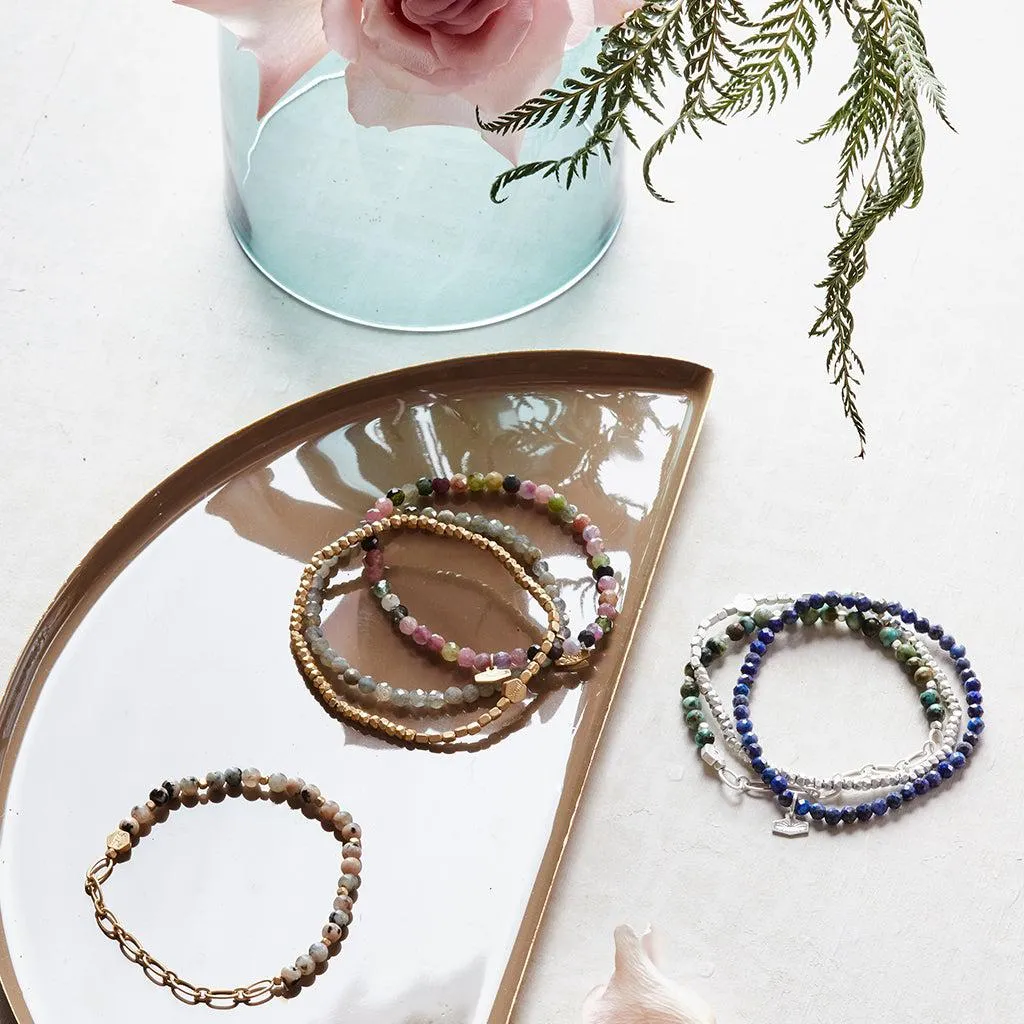 Scout Curated Wears Mini Faceted Stone Stacking Bracelet - Amethyst