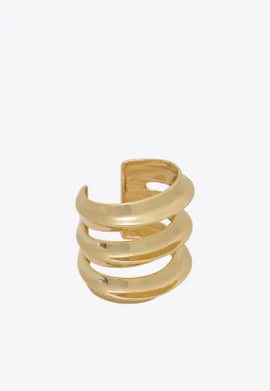 Sculpted Double Cuff Bracelet