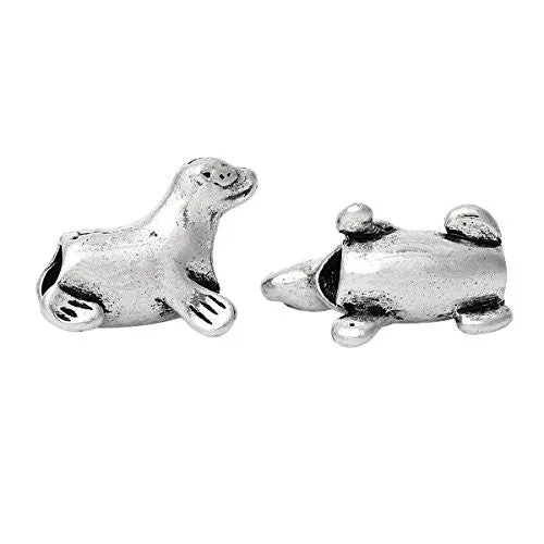 Seal Animal Bead Compatible for Most European Snake Chain Bracelet