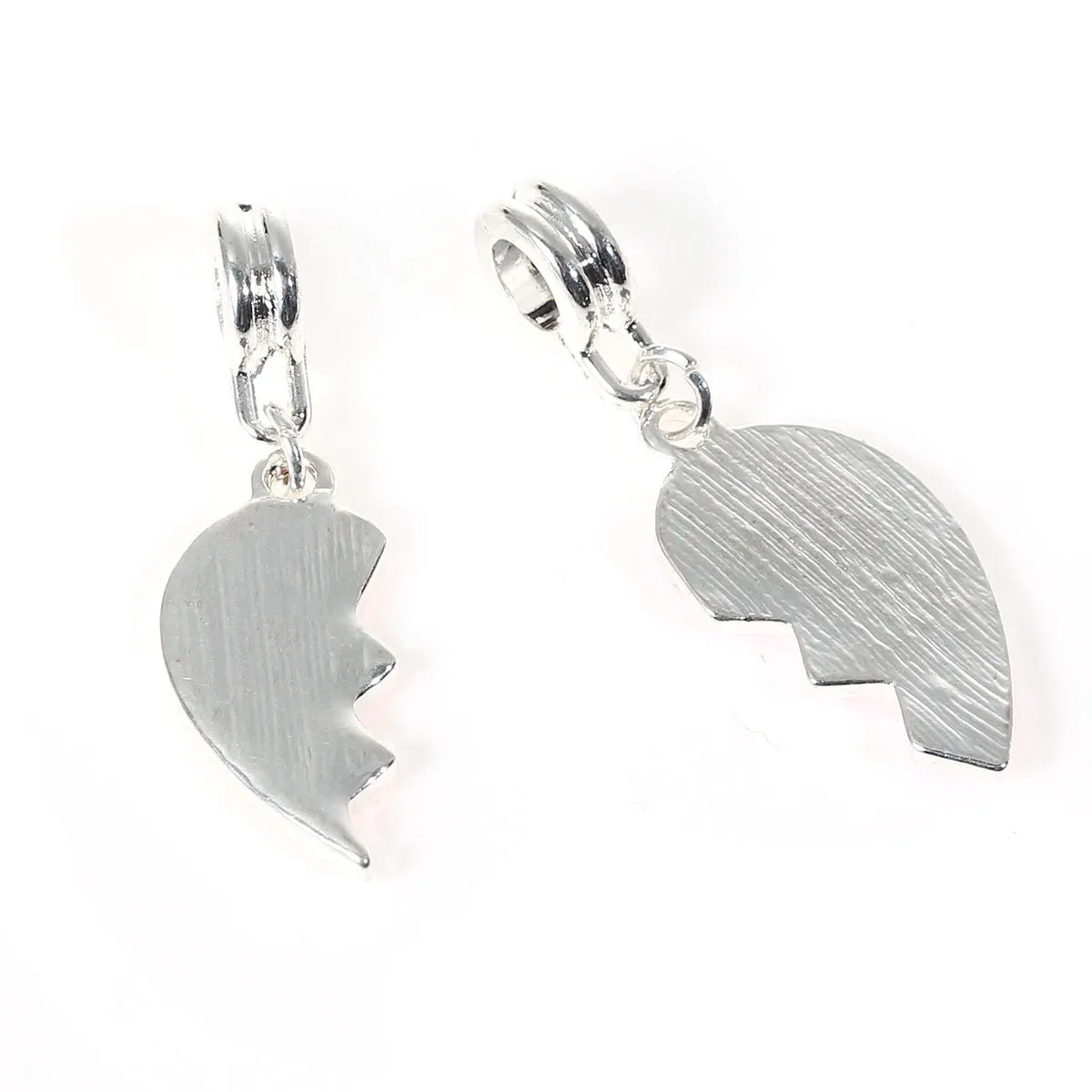 Set of 2 Pcs " Big Sister & Little Sister " Dangle Charms Bead for Snake Chain Charm Bracelet