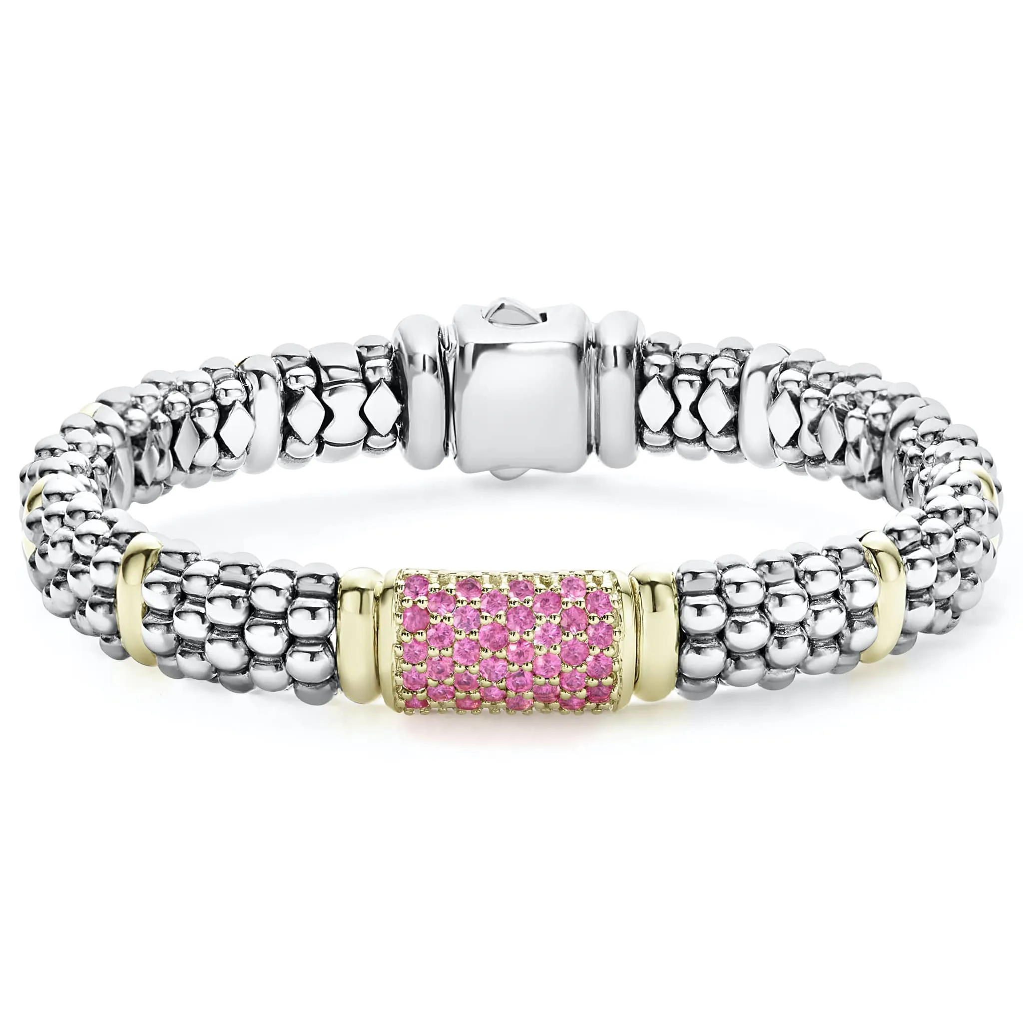 Signature Caviar Pink Sapphire Caviar Bracelet | 9mm