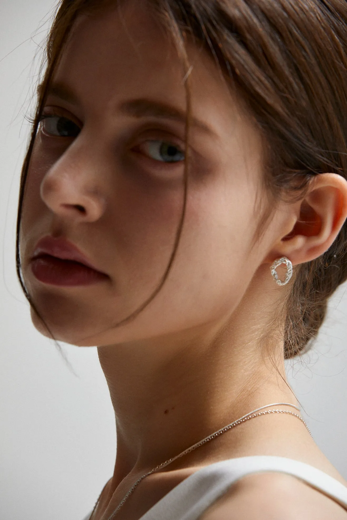 [Silver 925] Ellie's Atlas Textured Chunky Earrings