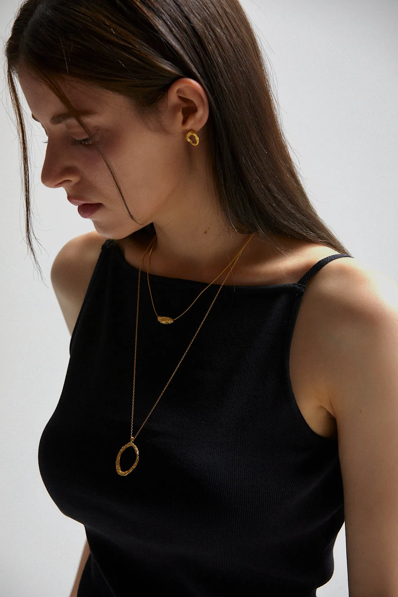 [Silver 925] Ellie's Atlas Textured Chunky Earrings