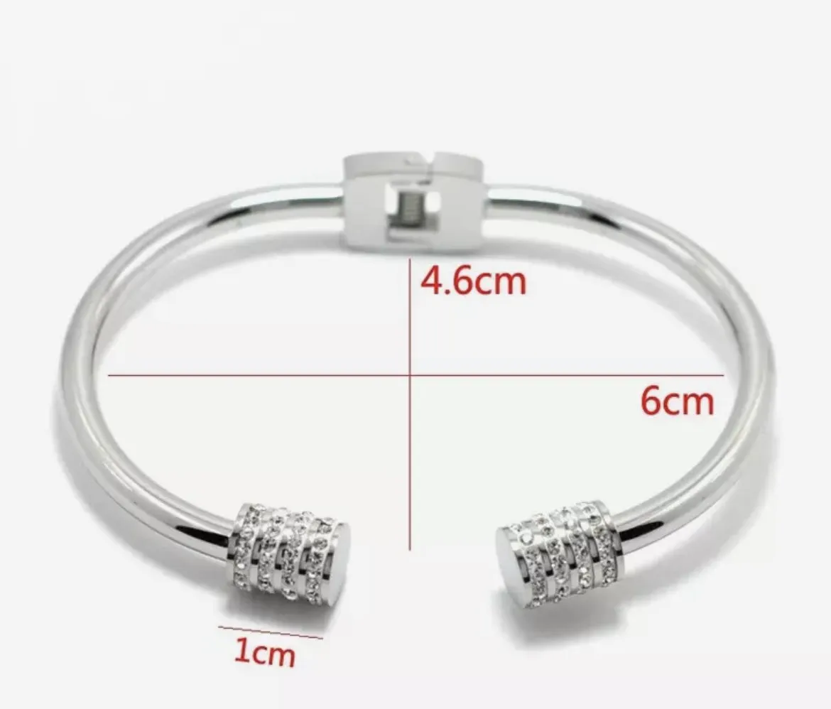 Silver and Gold Cable Cuff Bracelets Choose from Two Different Styles