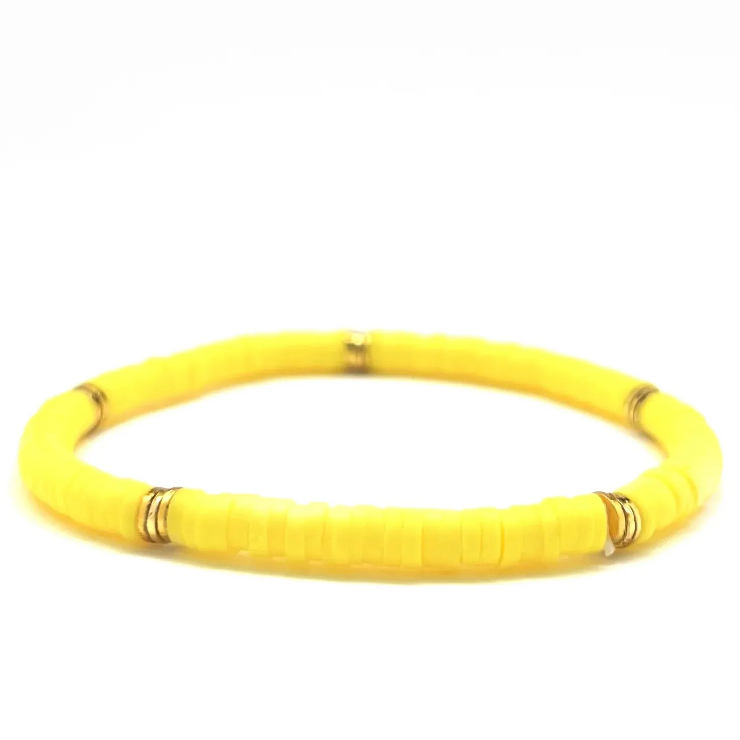 Silver Girl Mini Heishi Bracelet