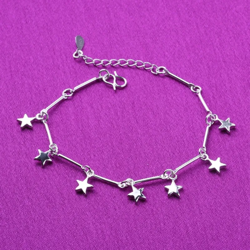 Silver Star Bracelets