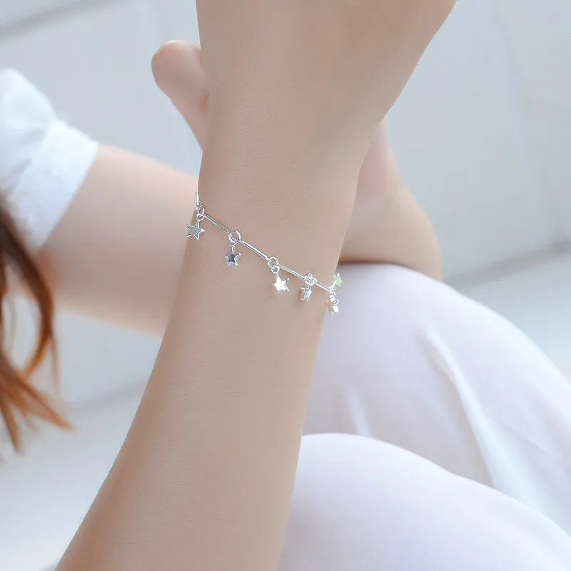 Silver Star Bracelets