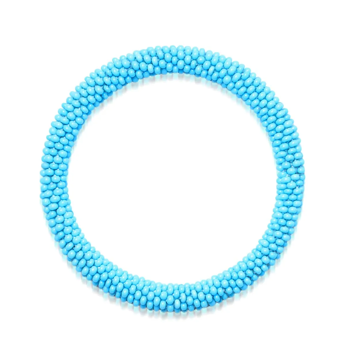 Sky Blue | Himalayan Glass Bead Bracelet