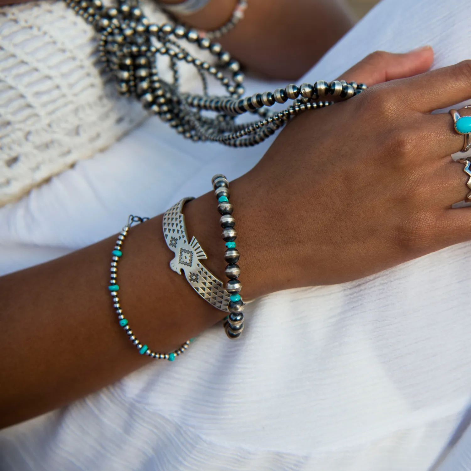SkyWeaver: Thunderbird Rising Cuff Bracelet