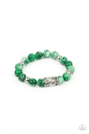 Soothes the Soul Green Paparazzi Bracelet