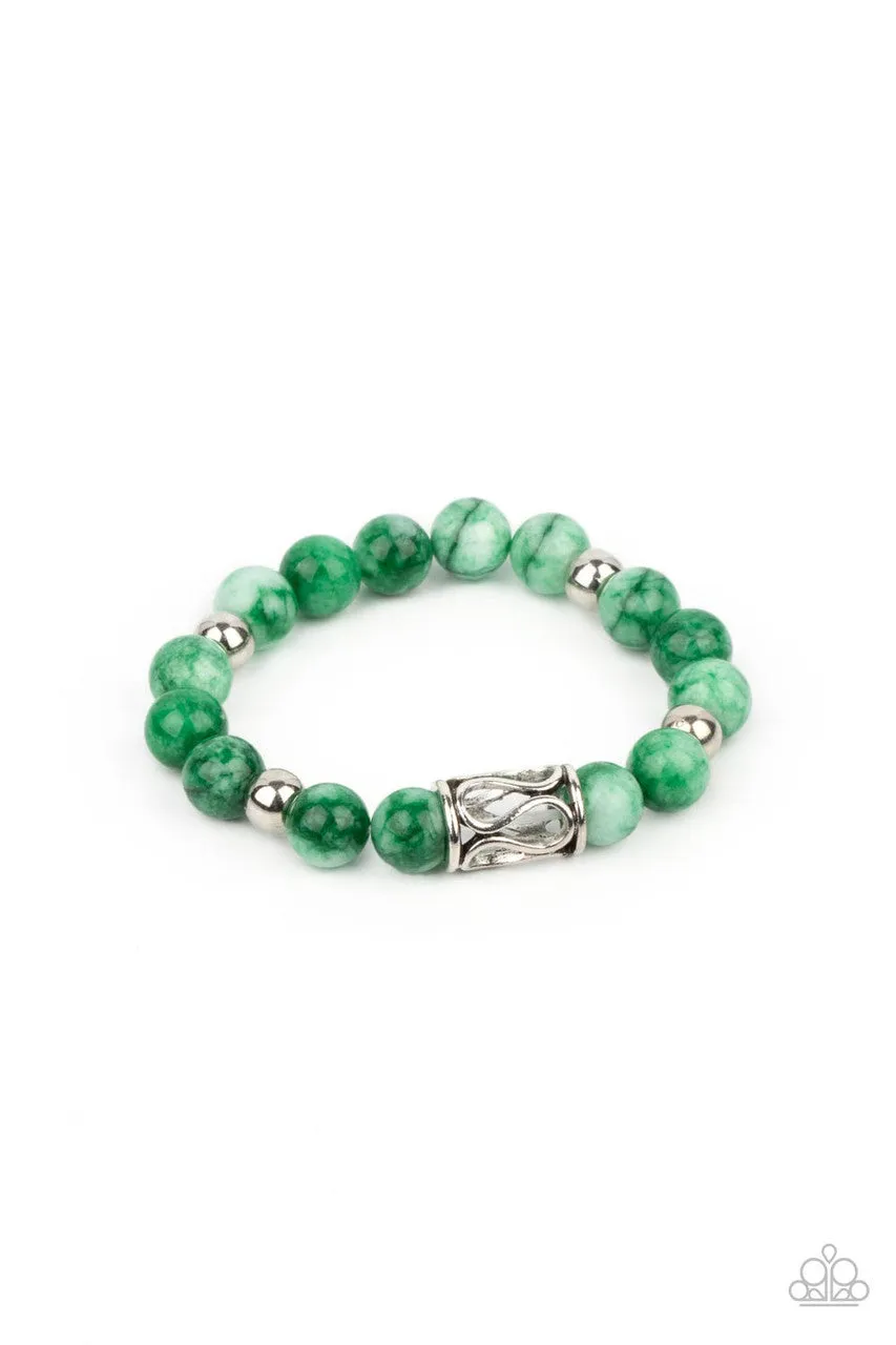 Soothes the Soul Green Paparazzi Bracelet