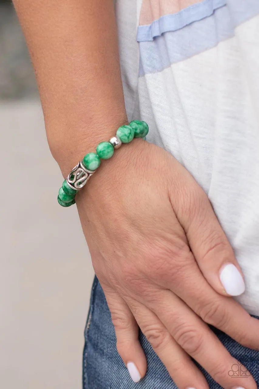 Soothes the Soul Green Paparazzi Bracelet