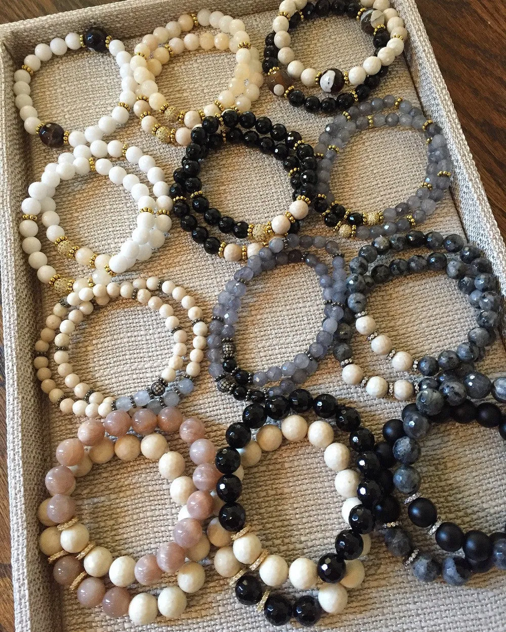SOPHIA GUNMETAL riverstone/gray jade