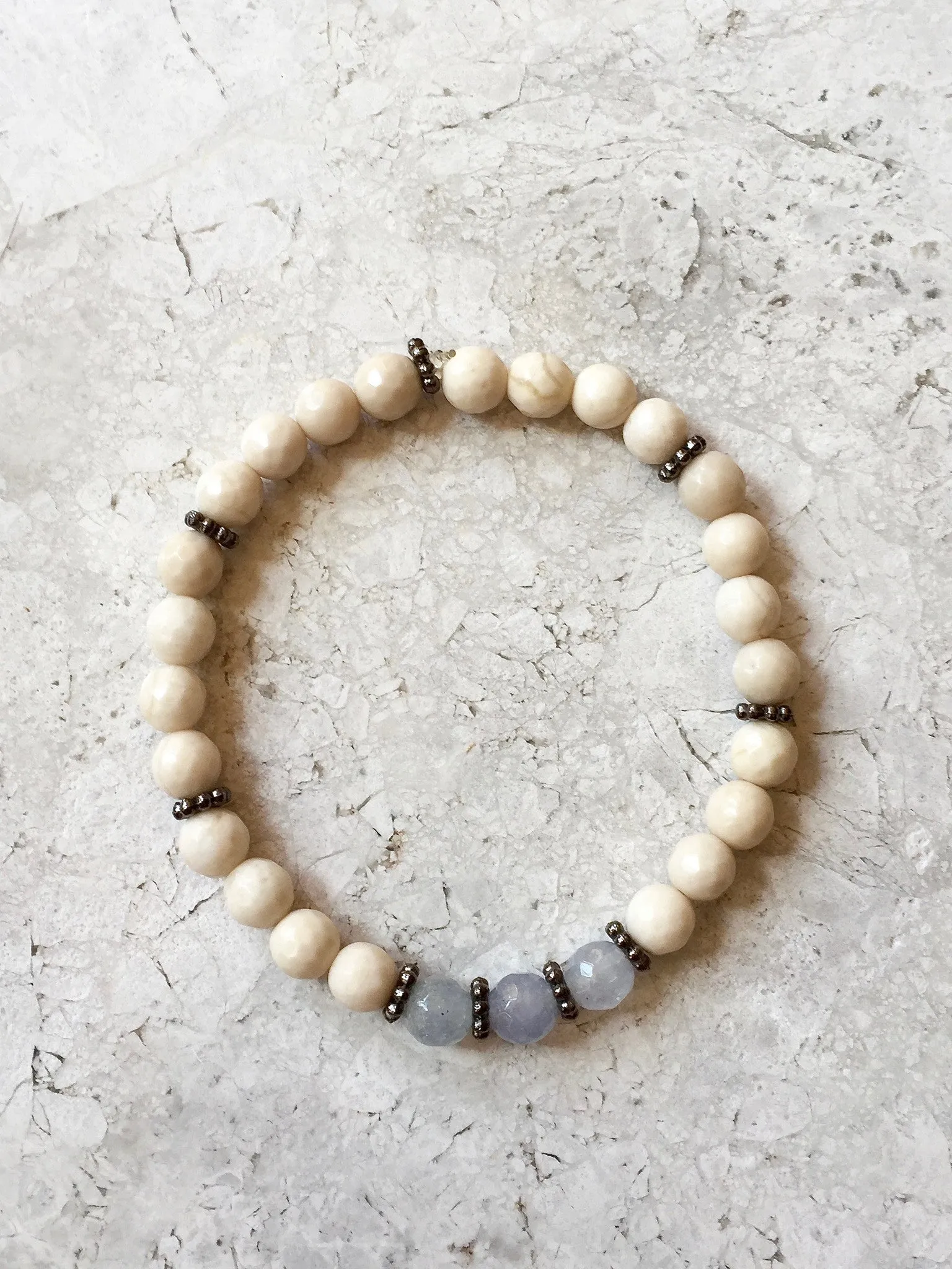 SOPHIA GUNMETAL riverstone/gray jade