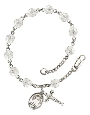 St. Edith Stein Custom Birthstone Rosary Bracelet