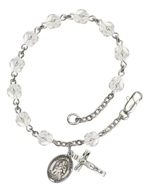 St. Isaiah Custom Birthstone Rosary Bracelet