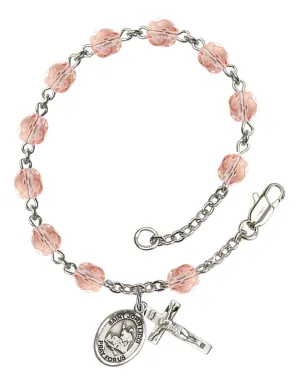 St. John Licci Custom Birthstone Rosary Bracelet
