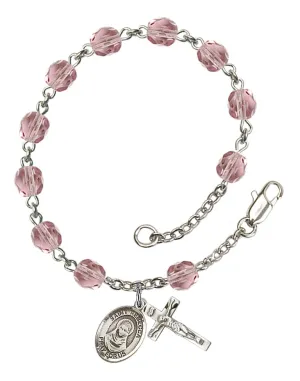 St. Rebecca Custom Birthstone Rosary Bracelet