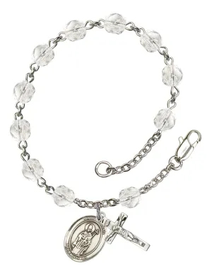 St. Ronan Custom Birthstone Rosary Bracelet