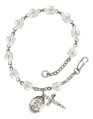 St. Vitus Custom Birthstone Rosary Bracelet