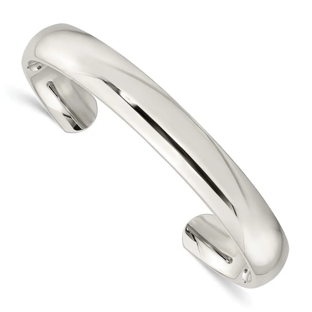 Stainless Steel Polished Cuff Bangle