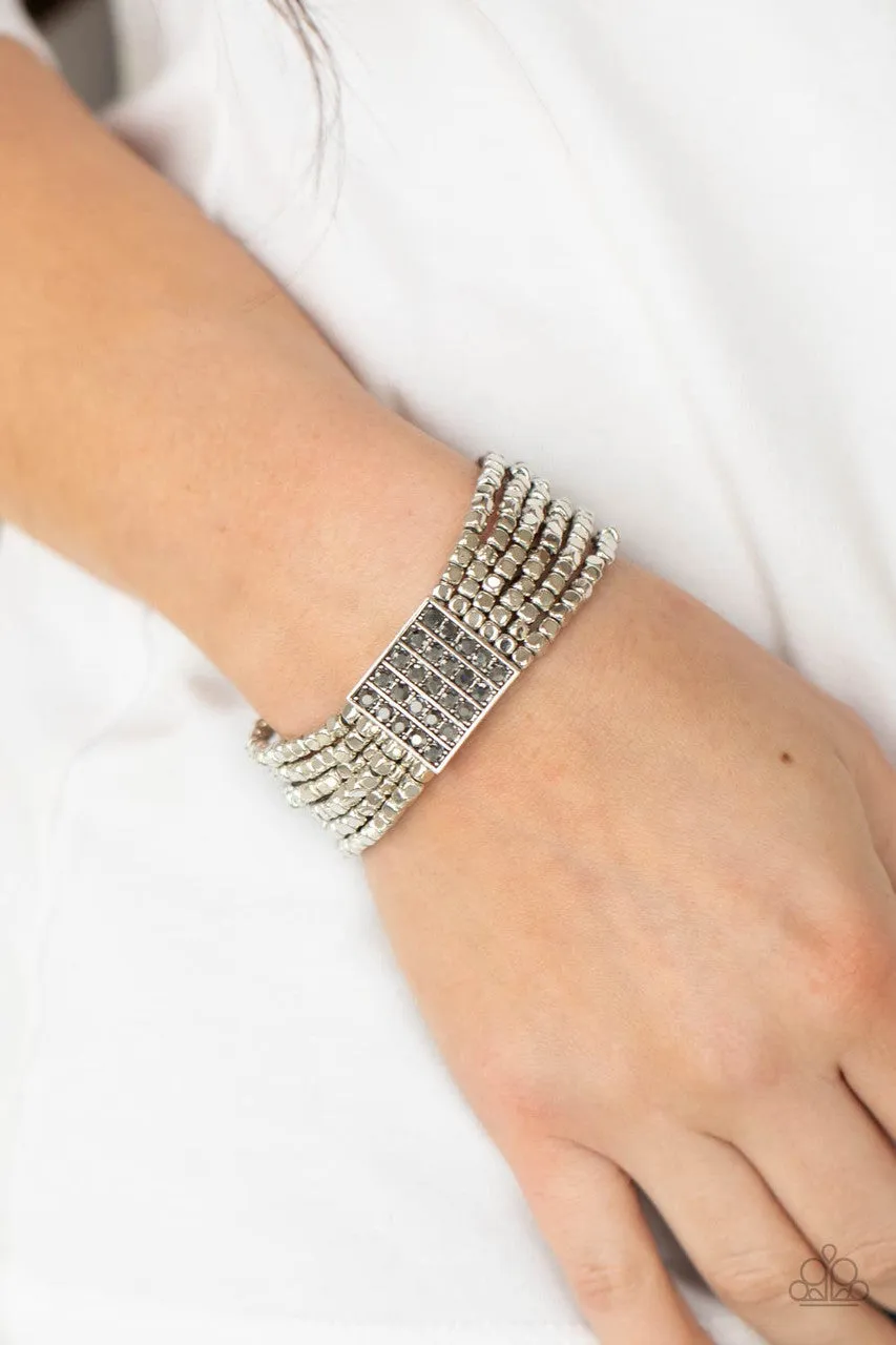 Star-Studded Showcase Silver Paparazzi Bracelet