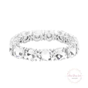 Steal The Show - Silver Stretch Bracelet