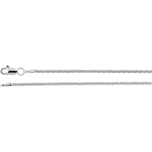 Sterling Silver 1.5mm Wheat 7" Chain