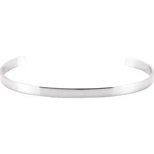 Sterling Silver Bangle 7 1/2" Bracelet