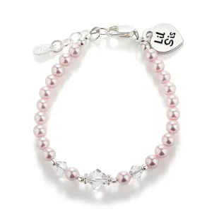Sterling Silver Pink Little Sister Bracelet