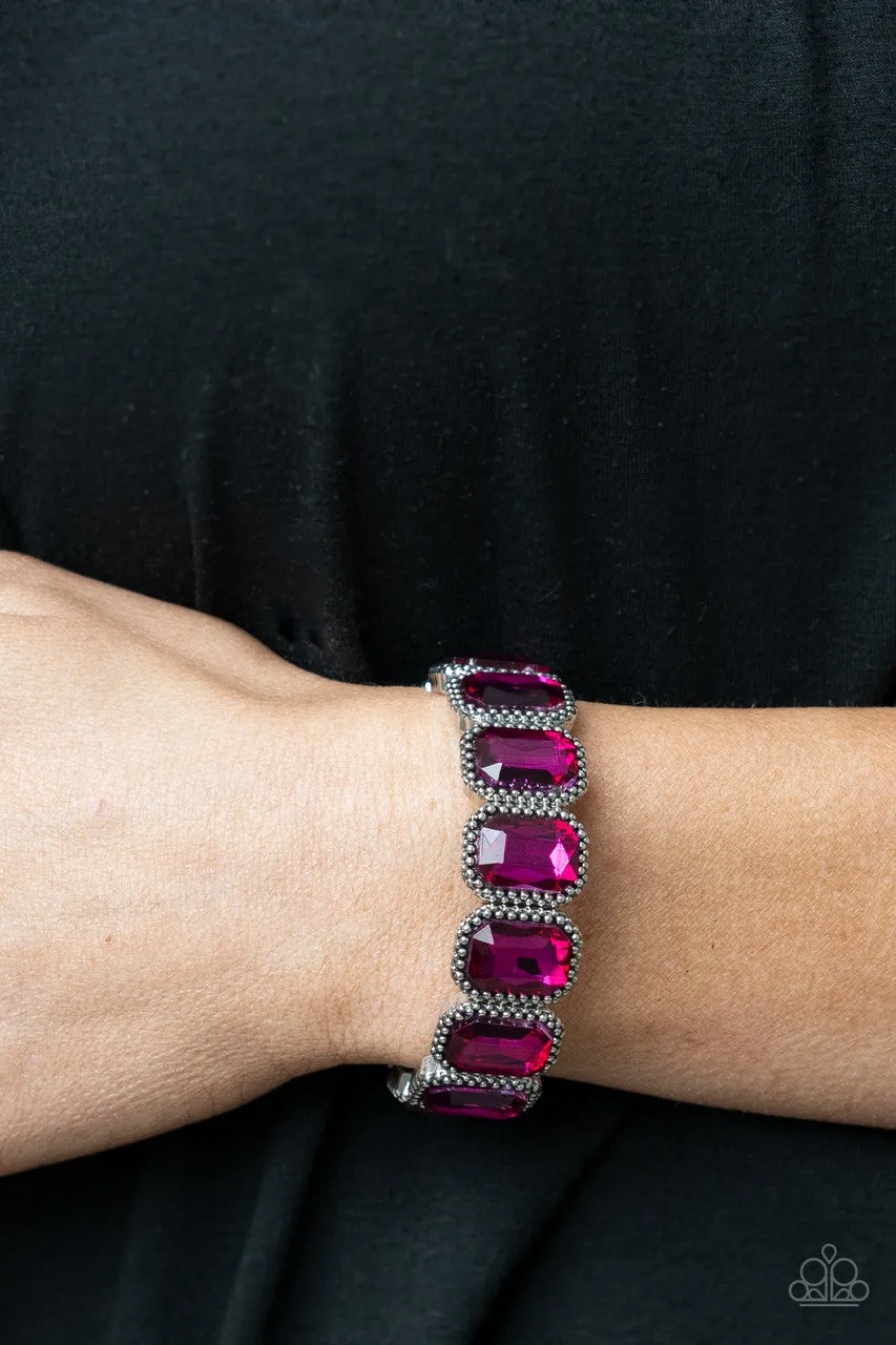 Studded Smolder Pink Paparazzi Bracelet