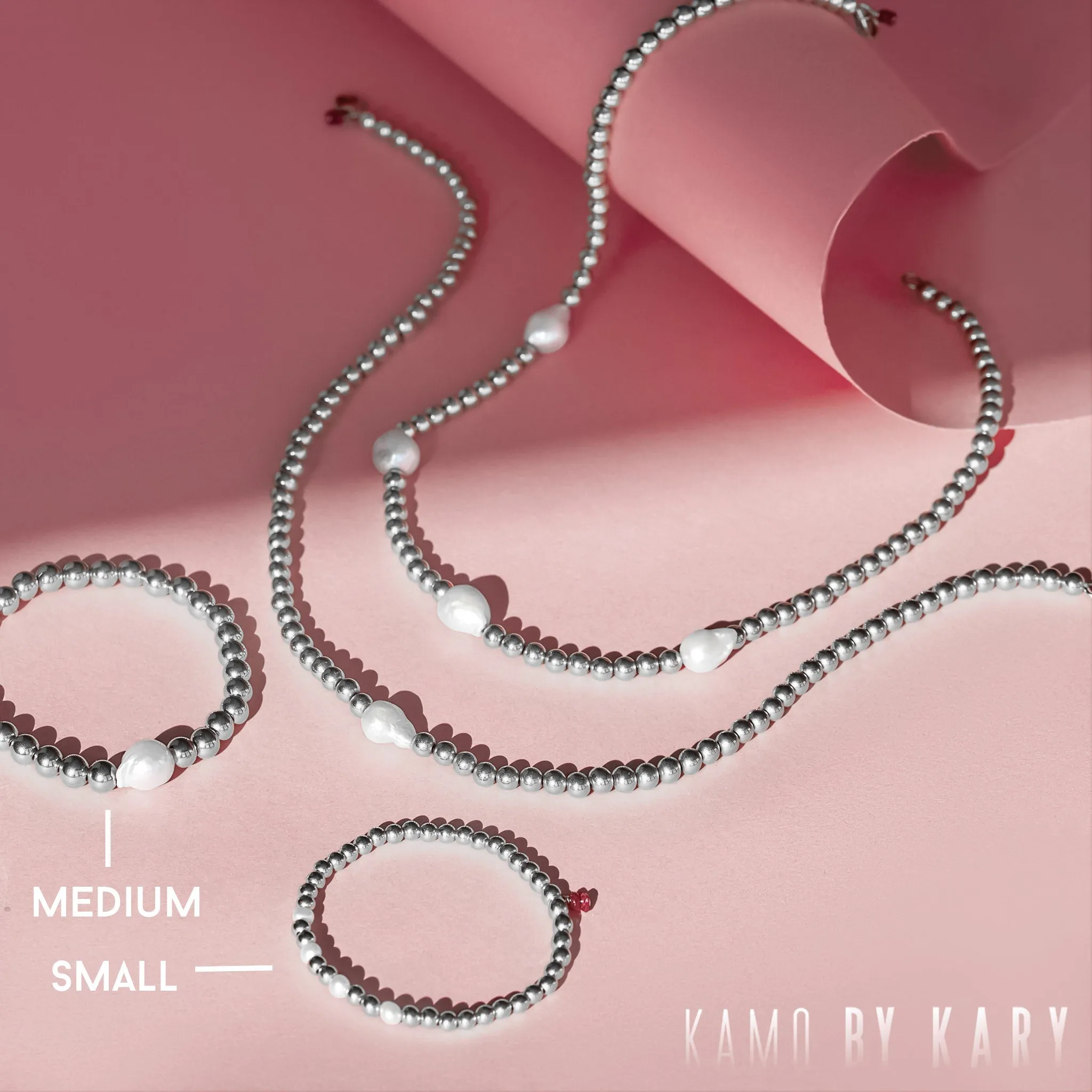 Styled Set: Three Small 925 Silver Bracelets
