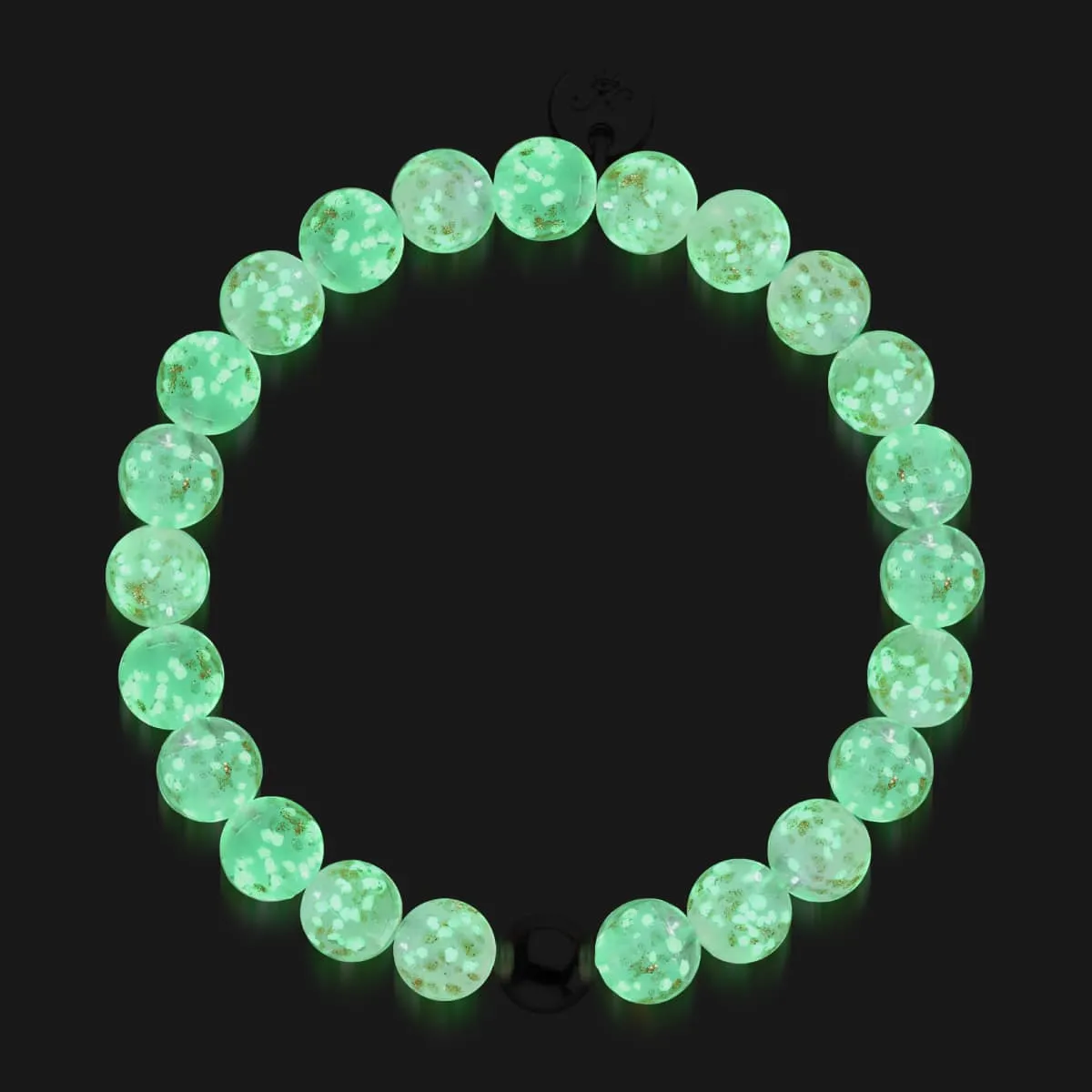 Succulent | .925 Sterling Silver | Firefly Glass Bracelet